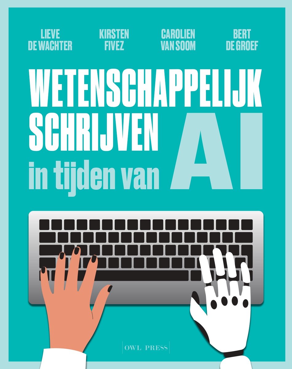 Omslag van Wetenschappelijk schrijven in tijden van AI