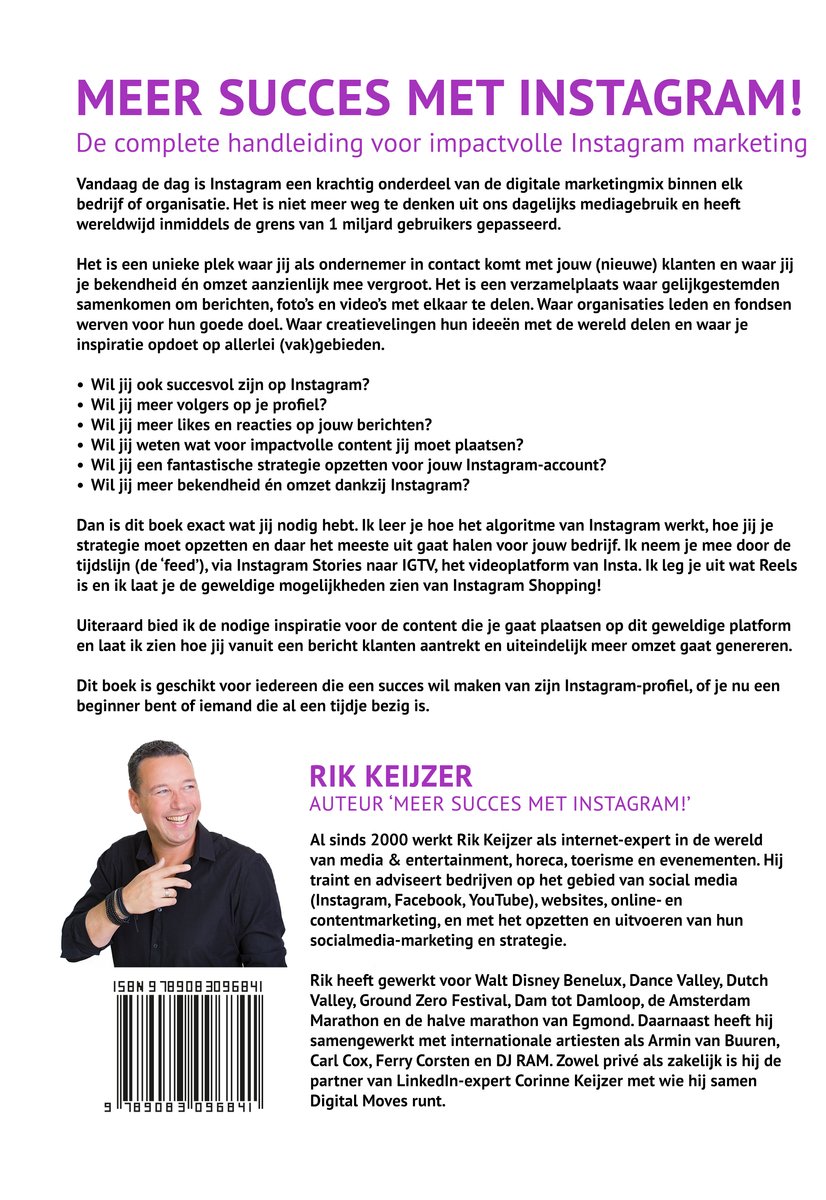 Meer succes met Instagram! - back cover