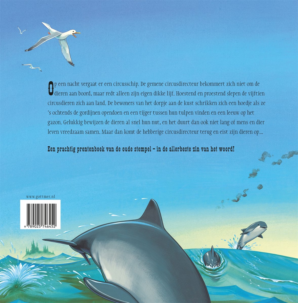Het circusschip - back cover