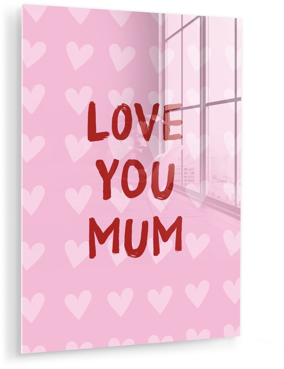 Love - Quote - Moeder - Rood