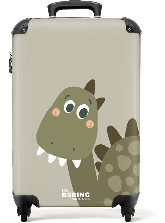 NoBoringSuitcases kinder trolley dino – 36L