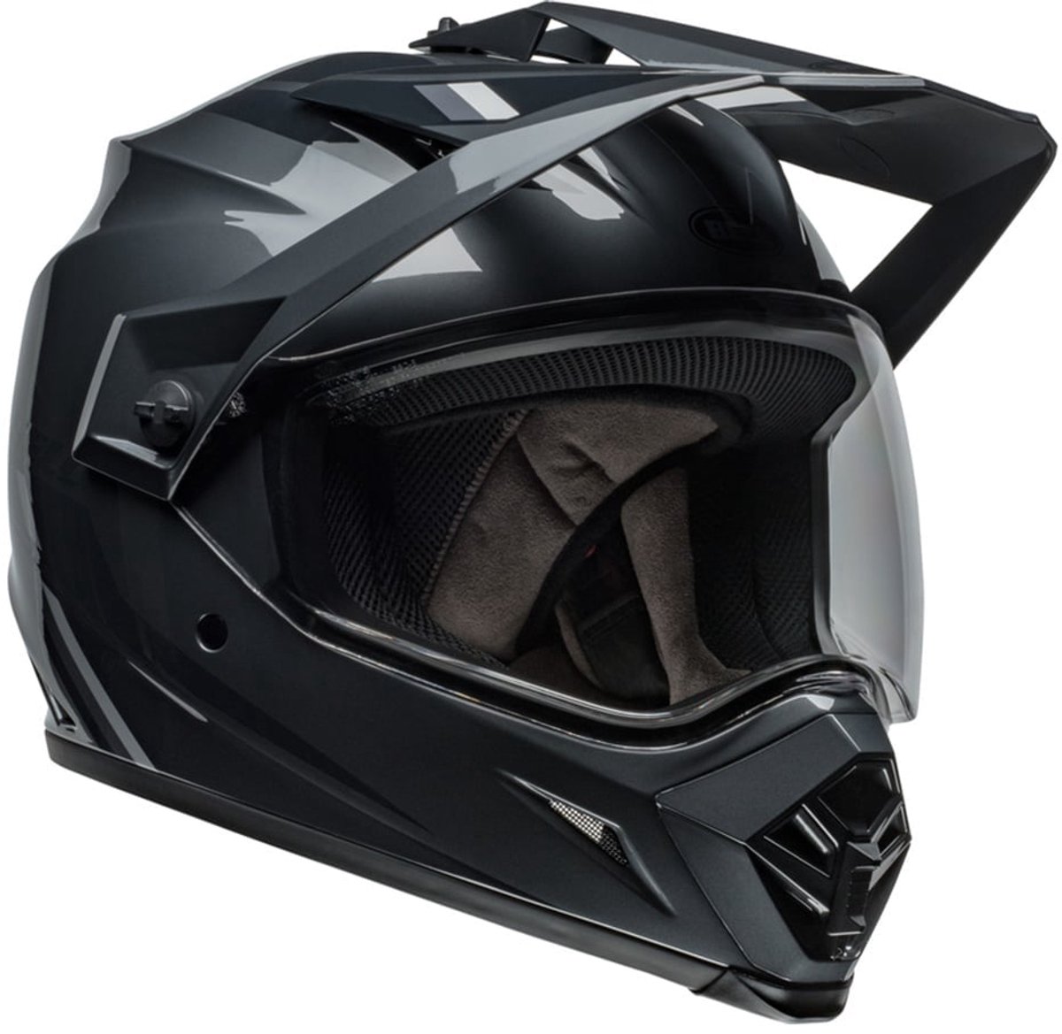Bell MX-9 Adventure MIPS Alpine Houtskool Zilver Adventure Helm - Helm