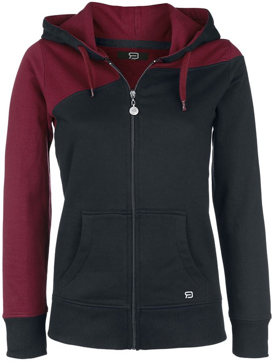 RED ROCK-ENGINEERED DESIGN Veste sweat à capuche Zwart-rouge Femme - L