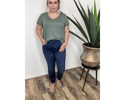 ONLY CARMAKOMA CARAUGUSTA HW SK DNM JEANS BJ13964 NOOS Dames Jeans Skinny - Maat 4834