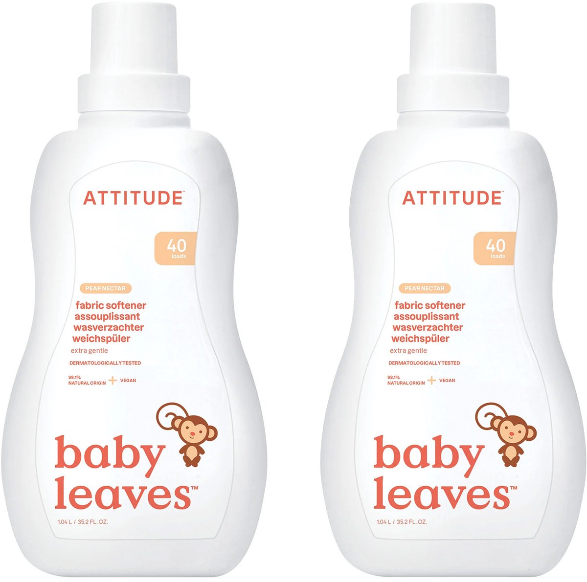 ATTITUDE Wasverzachter Pear Nectar Bundel ECO - duurzaam