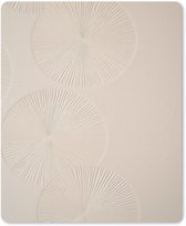 Muismat 19x23 cm - Mousepad Japandi - Beige - Modern - Muismatten