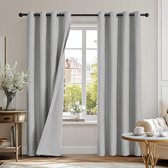 Boraboi ® Premium Verduisterende Gordijnen Met Geluidsisolatie En Warmtebesparende Eigenschappen Voor Woon- En Slaapkamers