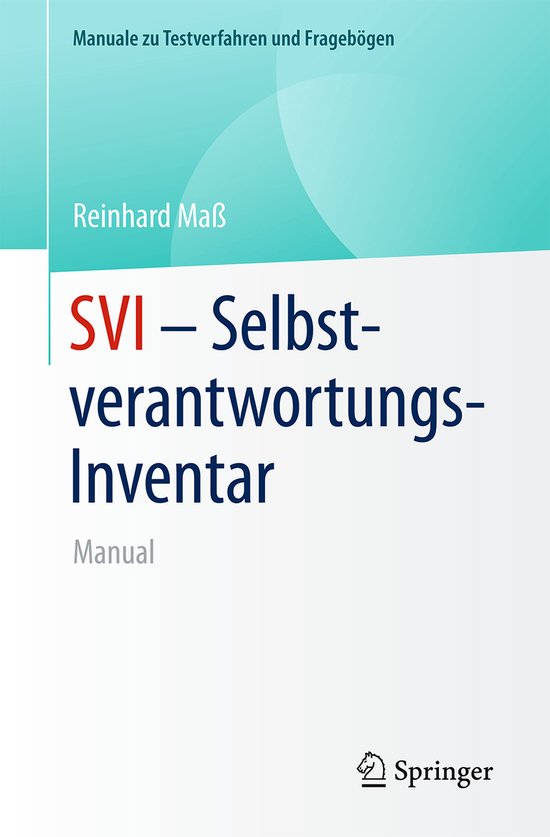 Manuale zu Testverfahren und Fragebögen- SVI - Selbstverant ... - cover