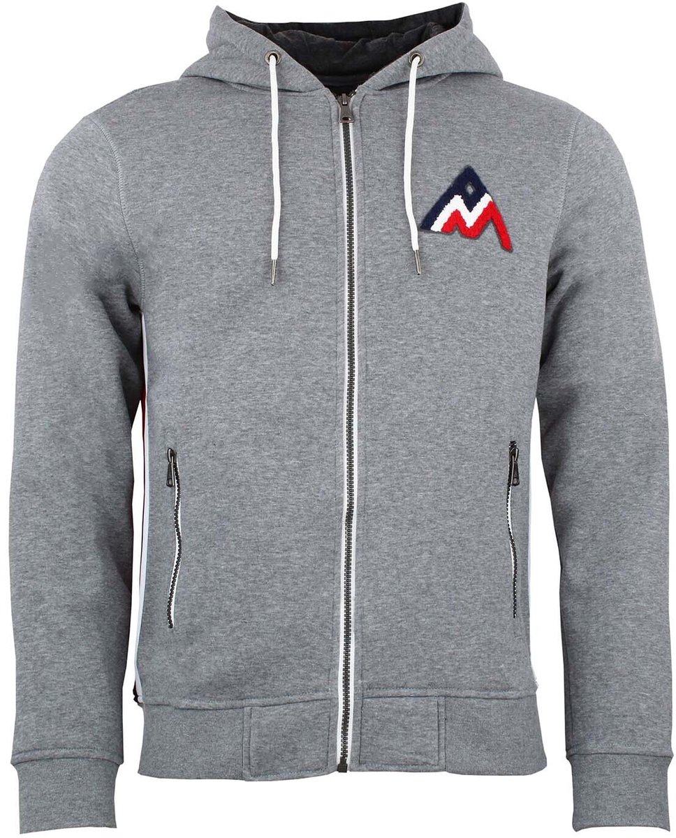 Hooded sweatshirt Peak Mountain Charles Grijs