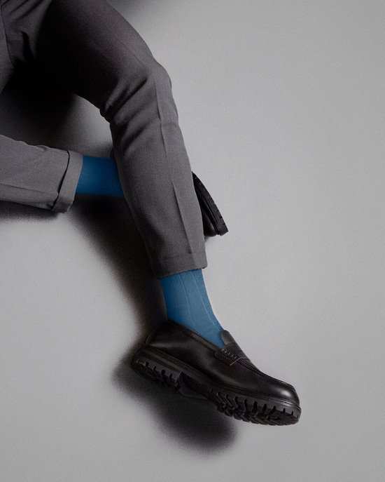 FALKE Lhasa Rib Chaussettes Homme 14405 3390 gris clair. 43-46