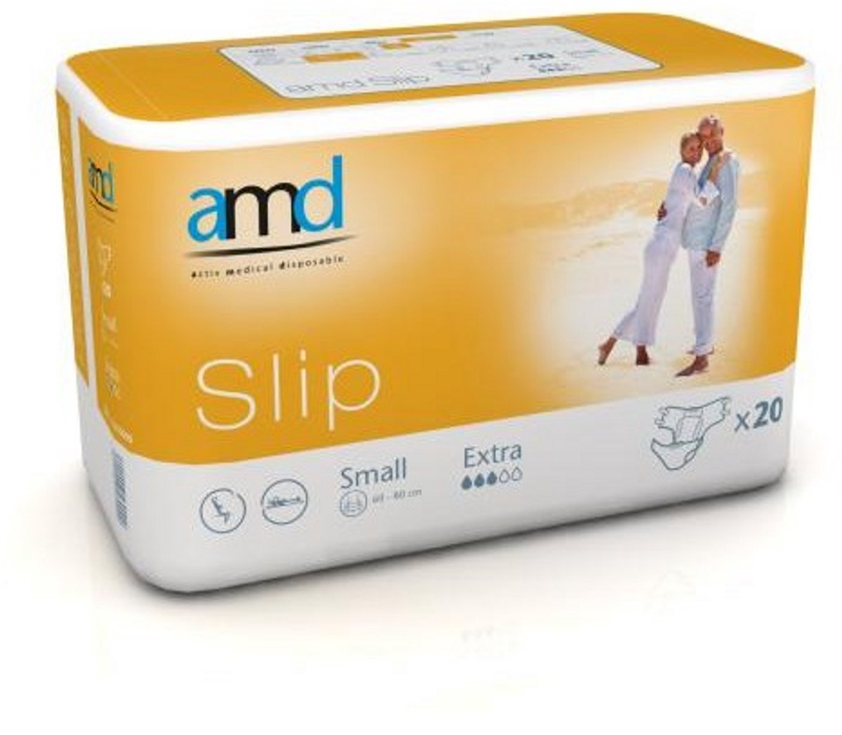AMD Slip Extra Small - 8 pakken van 20 stuks
