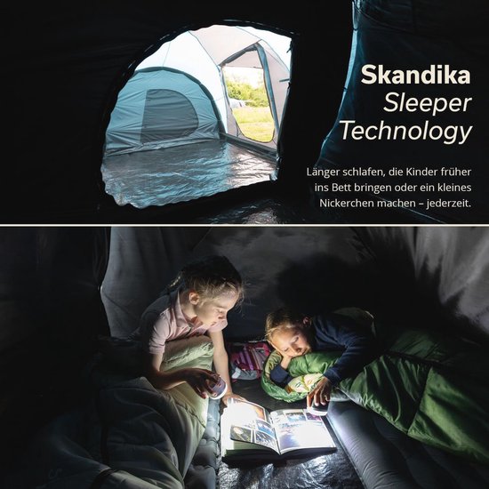 VEVOR Campingtent, 2,1 x 2,1 x 1,2 m, geschikt voor 3