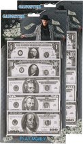 Jouet argent faux dollars 200 pièces