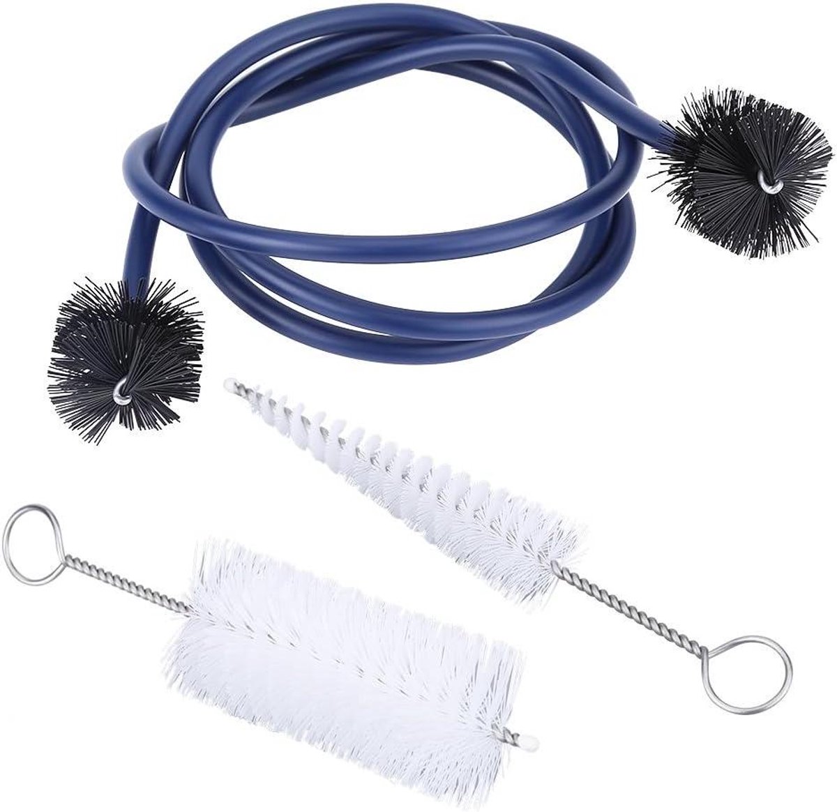 Schoonmaakset voor trompet - reinigingstas, vervangende borstelset en mondstukborstel