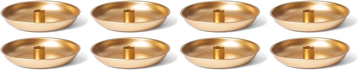 Novaliv 8x kaarsenhouders 15cm metalen stokkaarsen tafelkaarsen goud scandinavisch chic Adventskrans kaarsenbord kandelaar kersttafeldecoratie stokkaarsenhouder kaarsenhouder kaarsenspeld