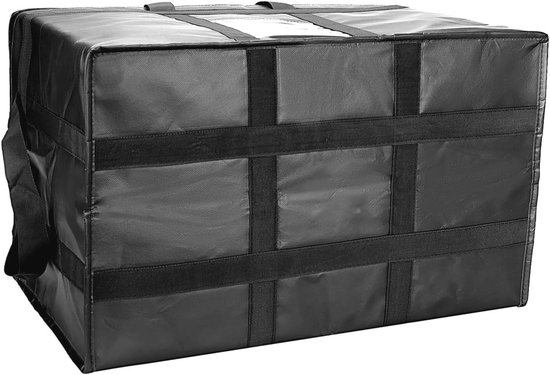Grote geïsoleerde koeltas - Herbruikbare koeltas voor warm en koud voedsel - Ideaal voor boodschappen en catering — afbeelding 5