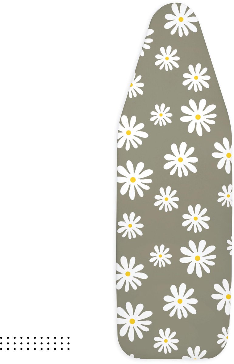 Ibenzoa® Warmtereflecterende Strijkplankhoes met Viltvulling en Kleurige Print voor Perfecte Pasvorm