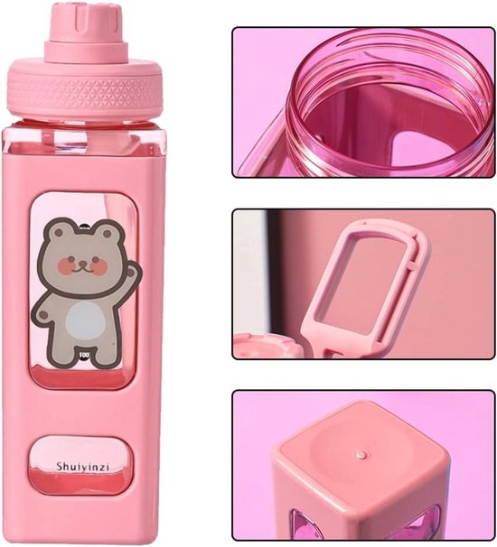 Disney Princess sportdrinkfles met rietje en geïntegreerde handgreep, 410 ml