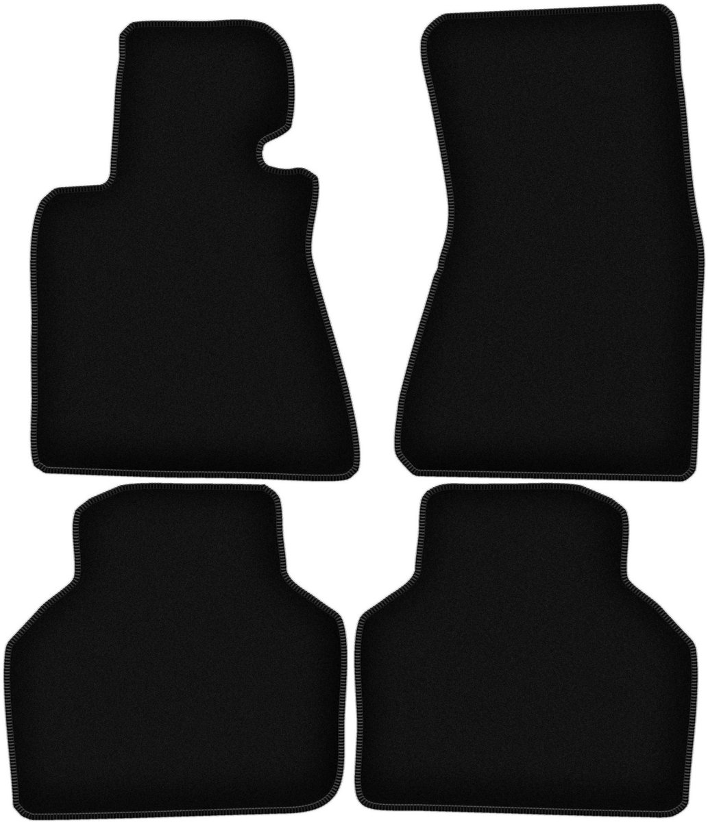 BASIC zwarte veloursmatten voor: BMW 7 E66 sedan lang (2001-2008)