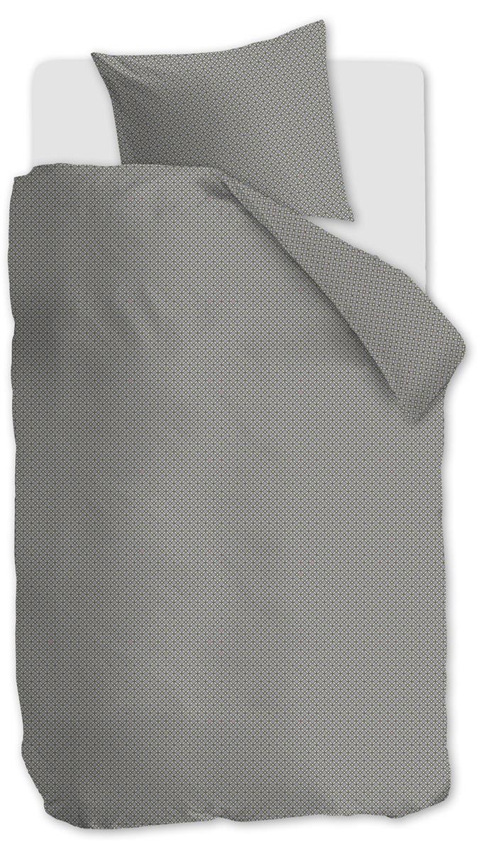 Linolux Dekbedovertrek Stine Blue Grey 1 persoons