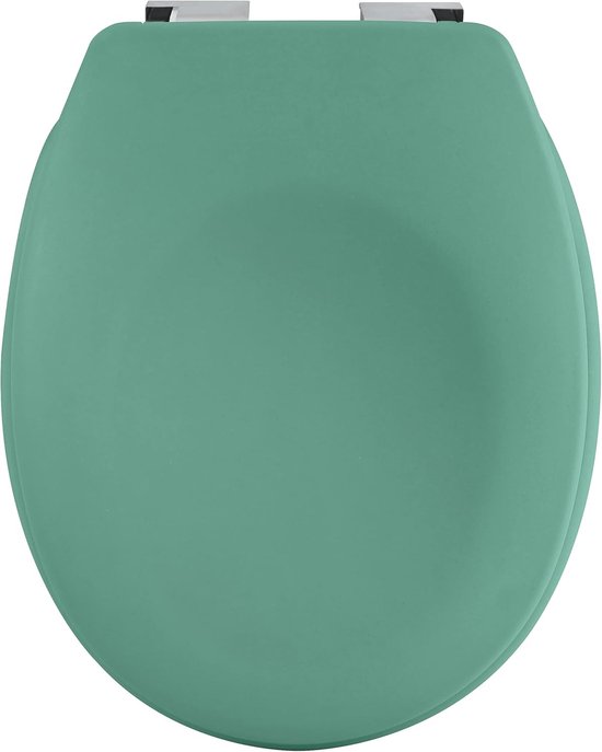 Spirella Premium toiletdeksel, ovaal klodeckel met matten finish en softclose sluitmechanisme. Antibacteriële wc-bril van duroplast en roestvrij edelstaal-taupe, thermo hard, bruin Spirella Premium toiletdeksel, ovaal klodeckel met matten finish en softclose sluitmechanisme. Antibacteriële wc-bril van duroplast en roestvrij edelstaal-taupe, thermo hard, bruin
