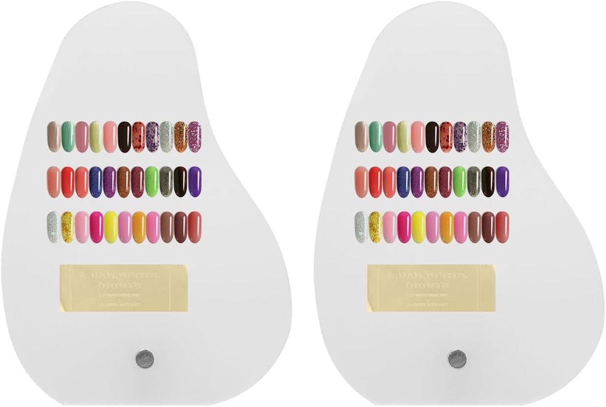 Nail Art Display Board - Set van 2 stuks voor Nageltips en Decoraties - Acryl Houder Rack