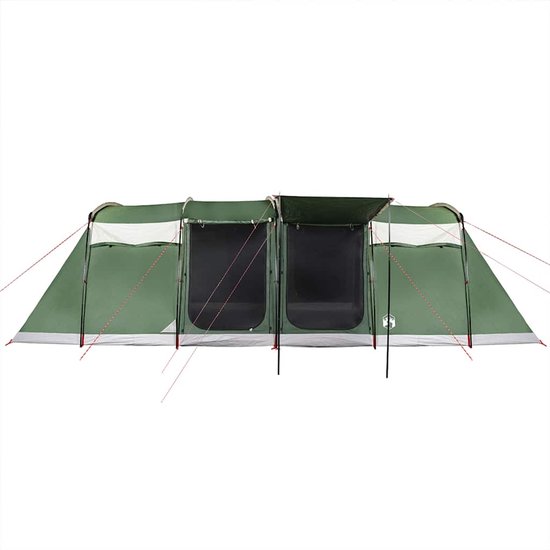vidaXL Tunneltent - 8-Persoons - Waterdicht - Groen Kampeeruitrusting - Gezinstent - Tunneltent - Campingtent - Watersdichte Tent van Vidaxl — afbeelding 3