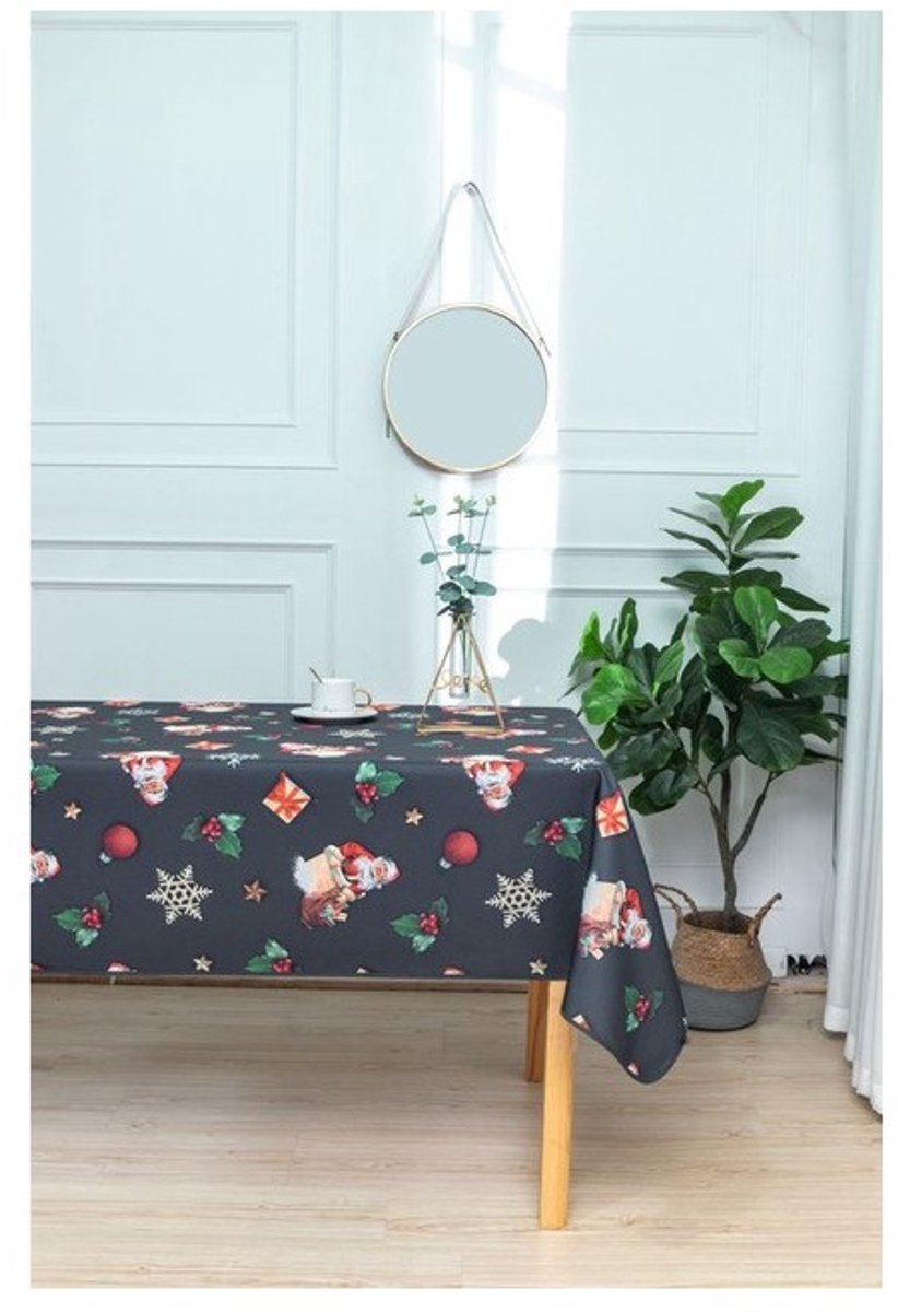 Kersttafelkleed Rond of Rechthoek - Vlekbestendig/Waterdicht Materiaal - Traditie -