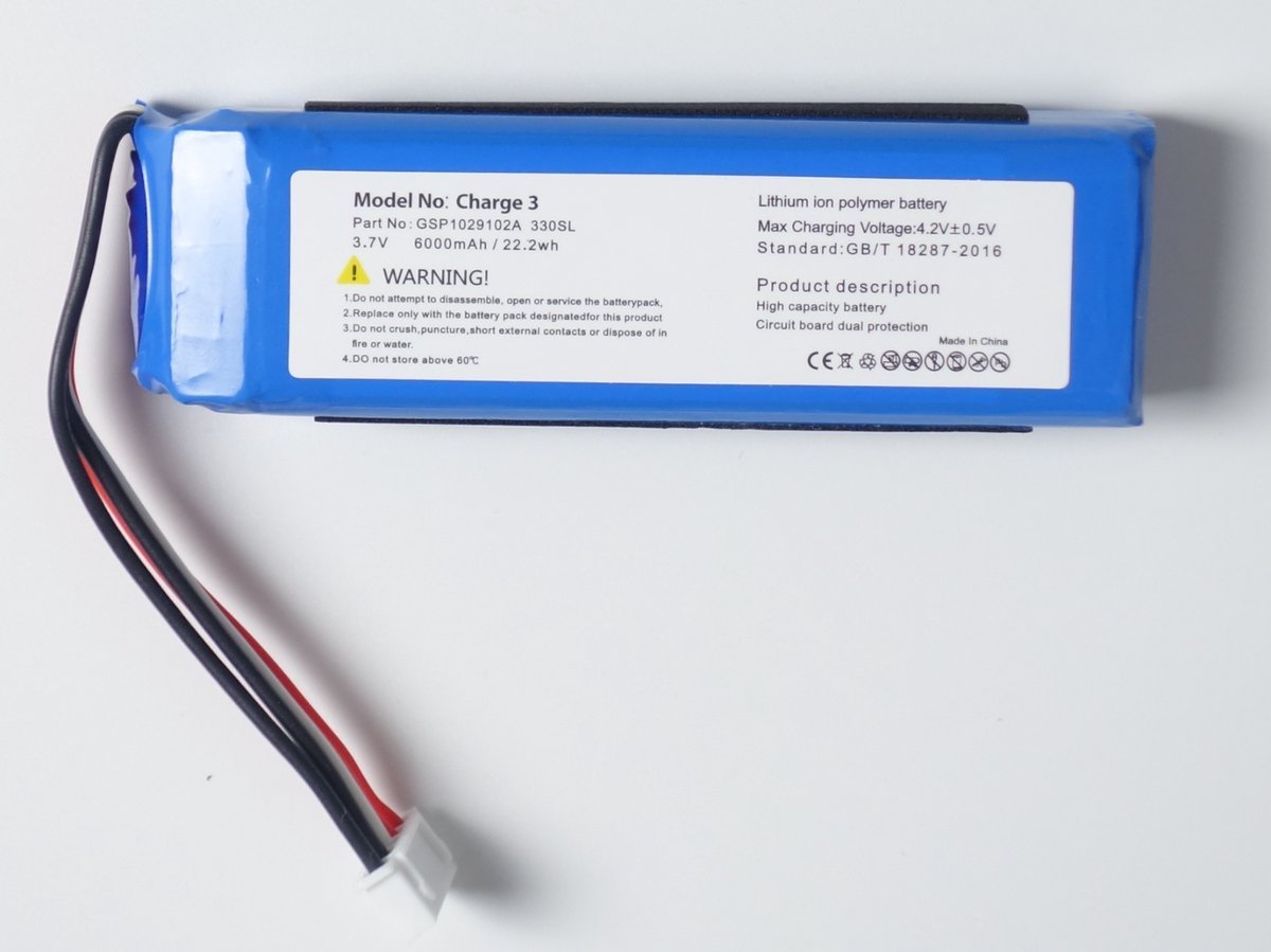 Batterij Accu voor JBL Speaker CHARGE 3 JML330SL 6000mAh 3,7V – foto 3