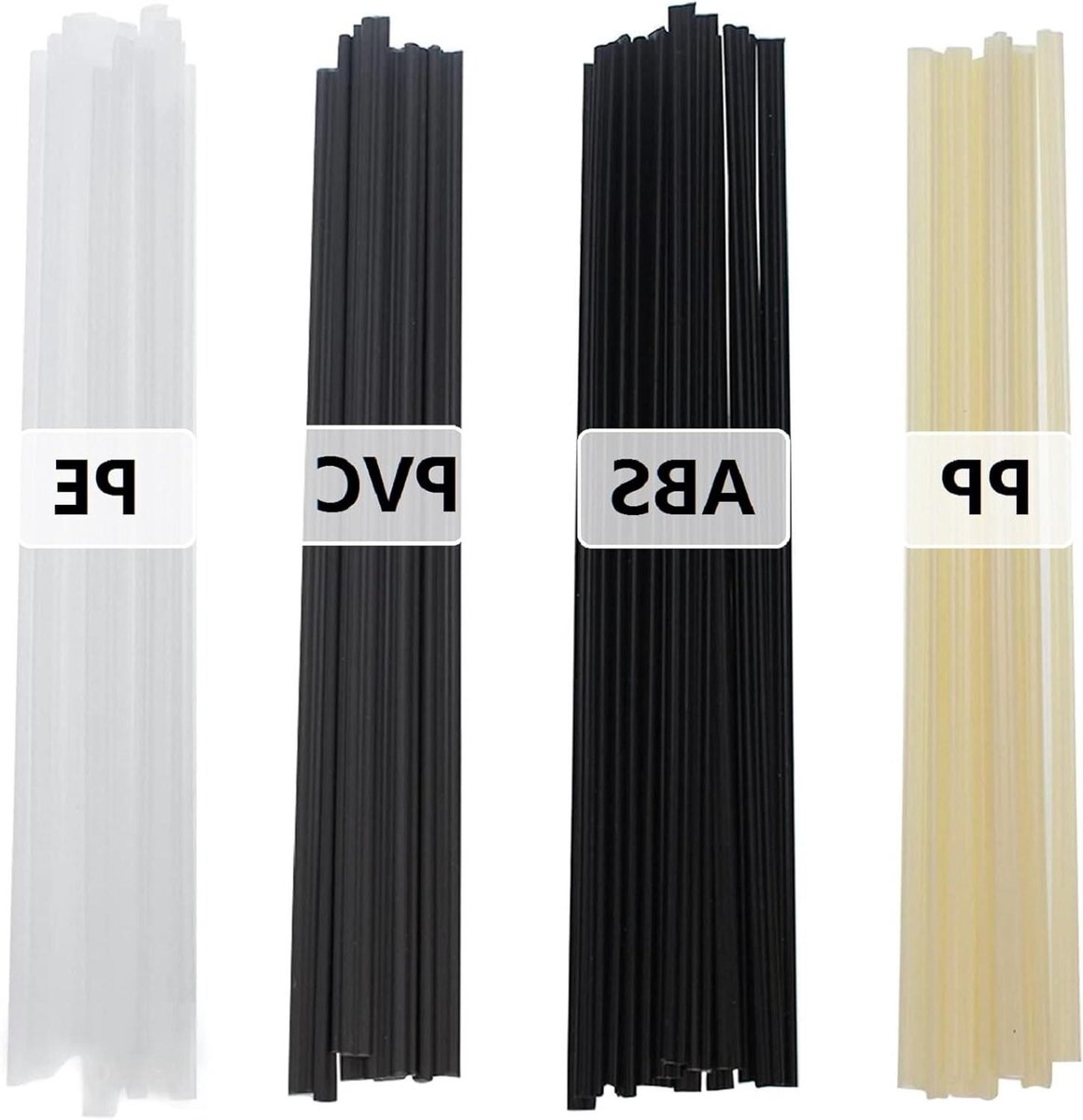 40 stuks lasstaven soldeerdraden voor ABS/PVC/PE/PP kunststof lasser - bumper reparatie