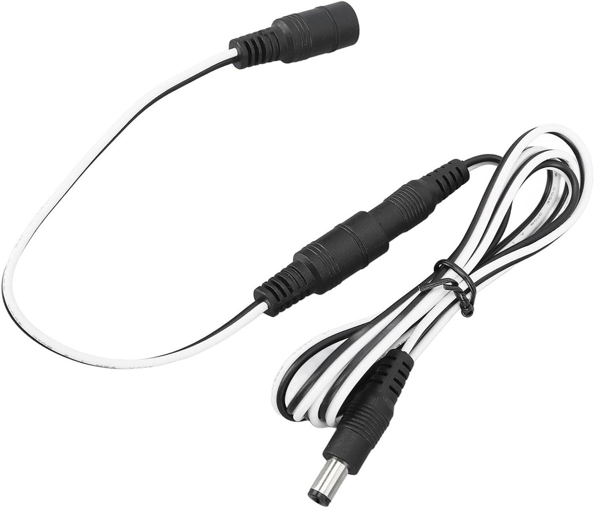 Verbindingskabel verlengkabel voor zonnepaneel ventilatorverbindingskabel met mannelijke connector 55 tot 21 voor fotovoltaïsche zonnepanelen
