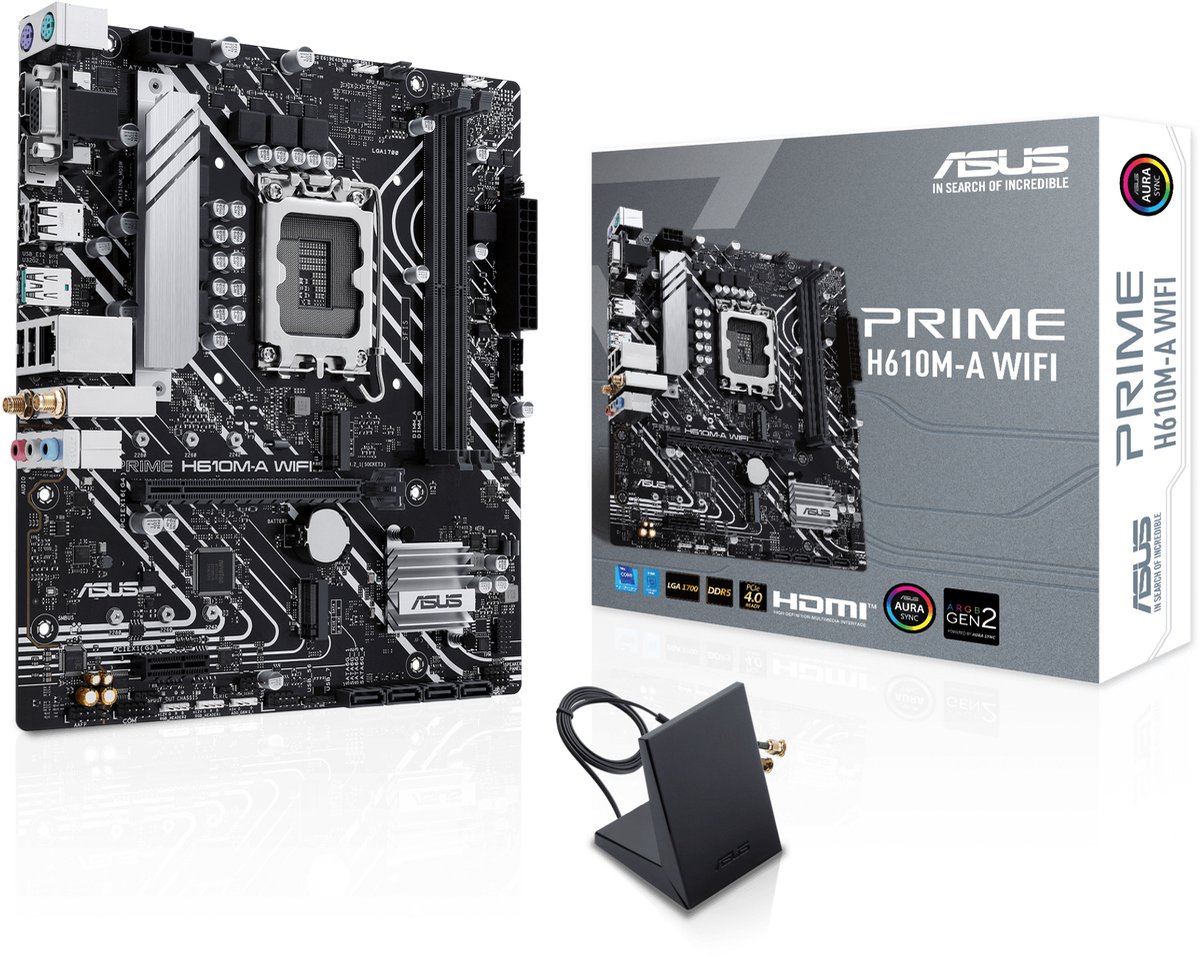 ASUS PRIME H610M-A WIFI moederbord