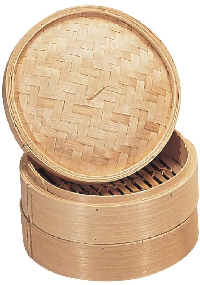 Bamboe Stoomboot 6-Inch Kookfornuis Keukengerei voor Groenten en Pannenkoeken