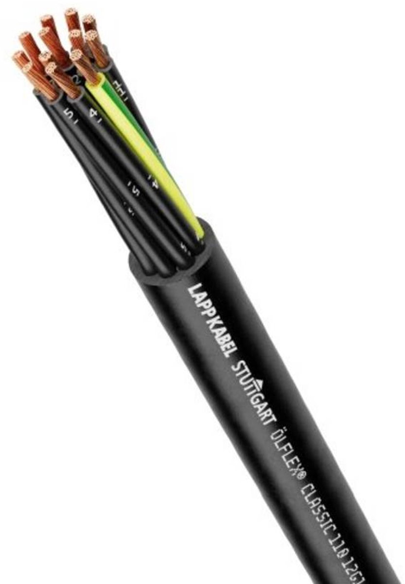 LAPP ÖLFLEX® CLASSIC 110 BK Stuurstroomkabel 2 x 0.75 mm² Zwart 1119809/100 100 m