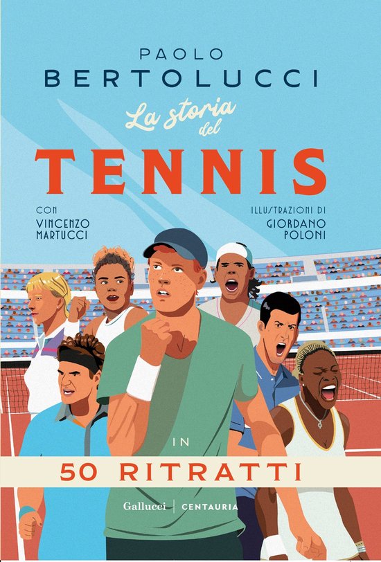 La storia del tennis in 50 ritratti - cover