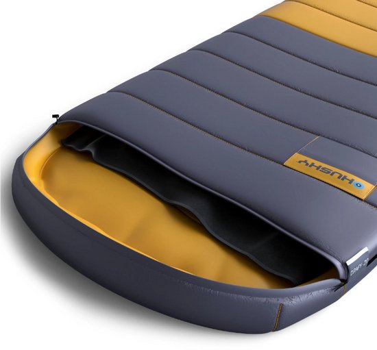 Husky slaapzak dekenmodel dons Drafy 2024 -20°C - 220 cm - Blauw met Oranje van Husky — afbeelding 4