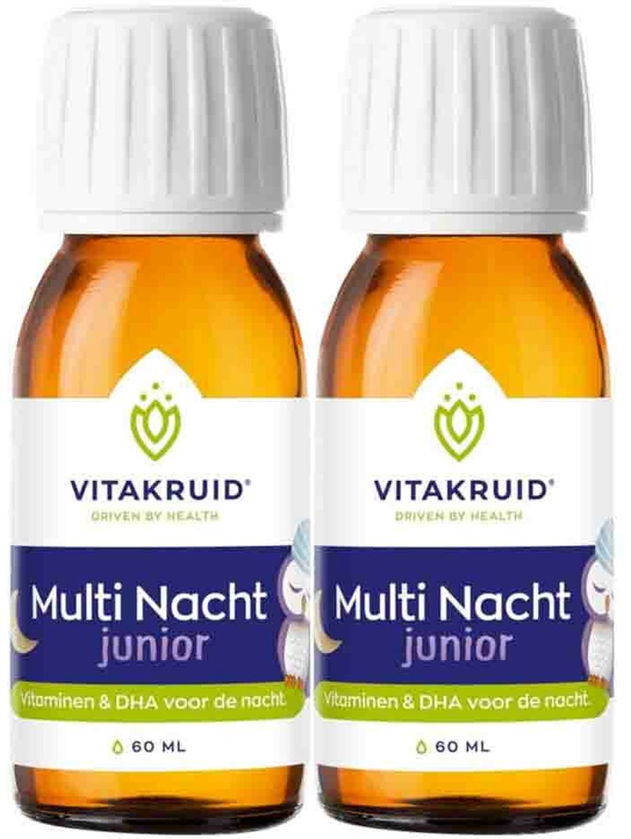 Goedkoopste 2x Vitakruid Multi Nacht Junior 60 ml