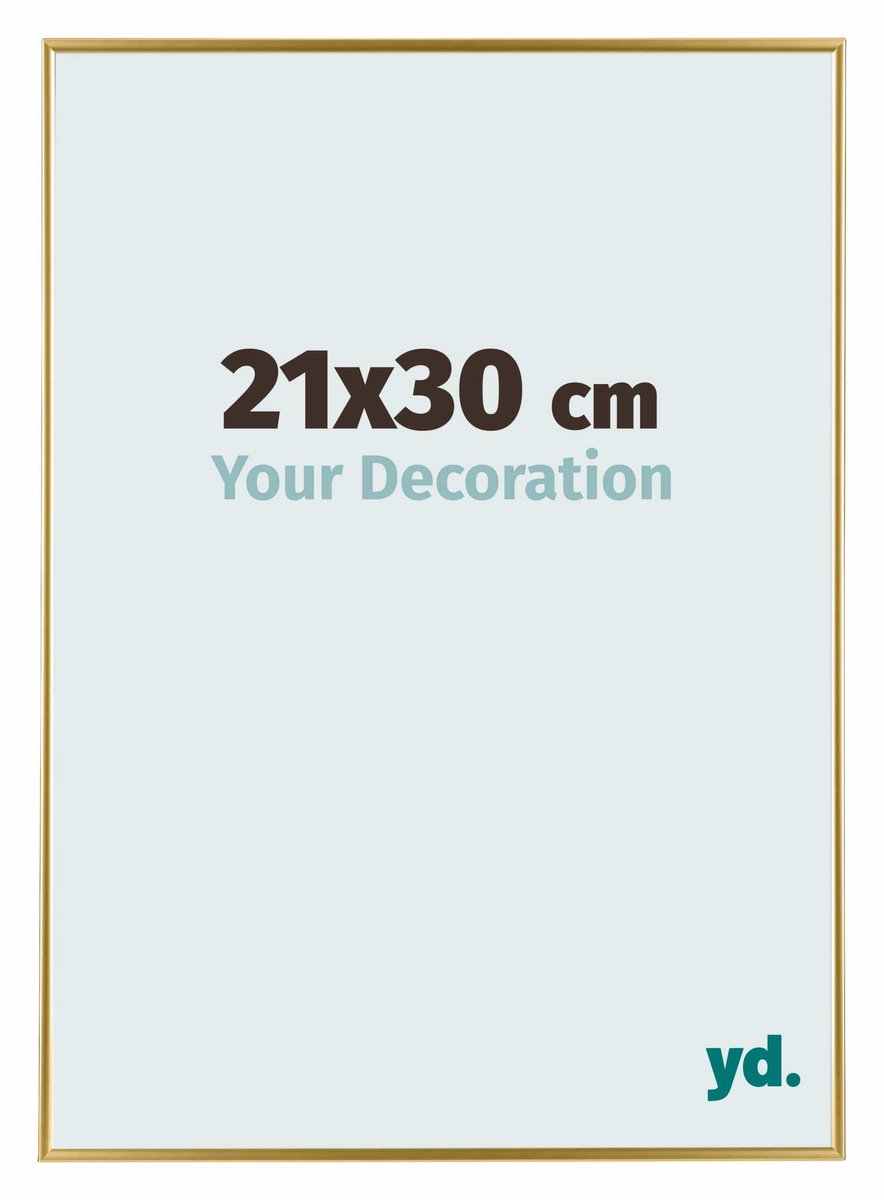 yd. Your Decoration - Fotolijst 21x30 cm - Kunststof - Goud - Evry