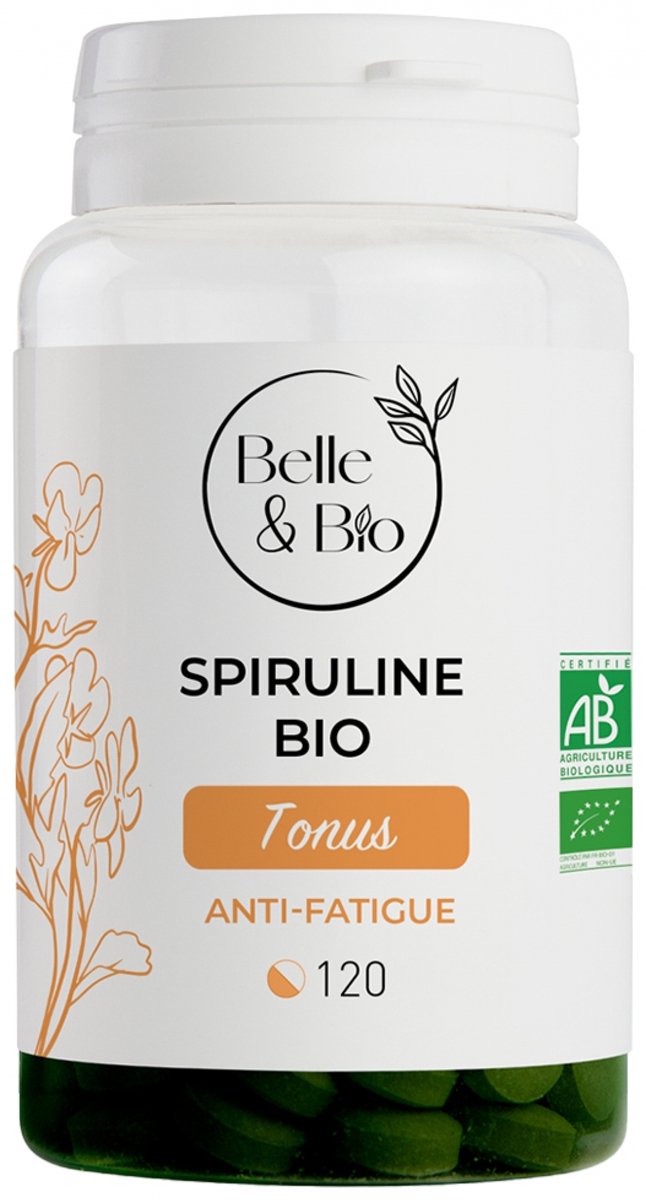 Belle & Bio Organische Spirulina 120 Tabletten
