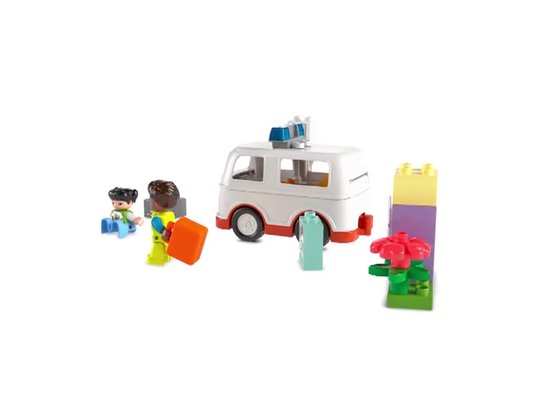 LEGO DUPLO Ambulance avec chauffeur pour faire semblant de jouer - 10447