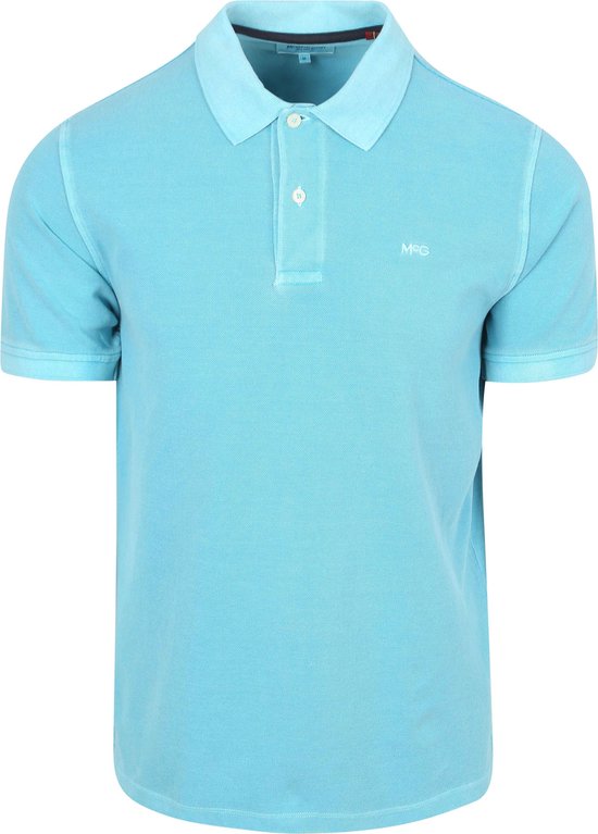 McGregor Piqué Polo Aqua Blauw - Maat M - Heren