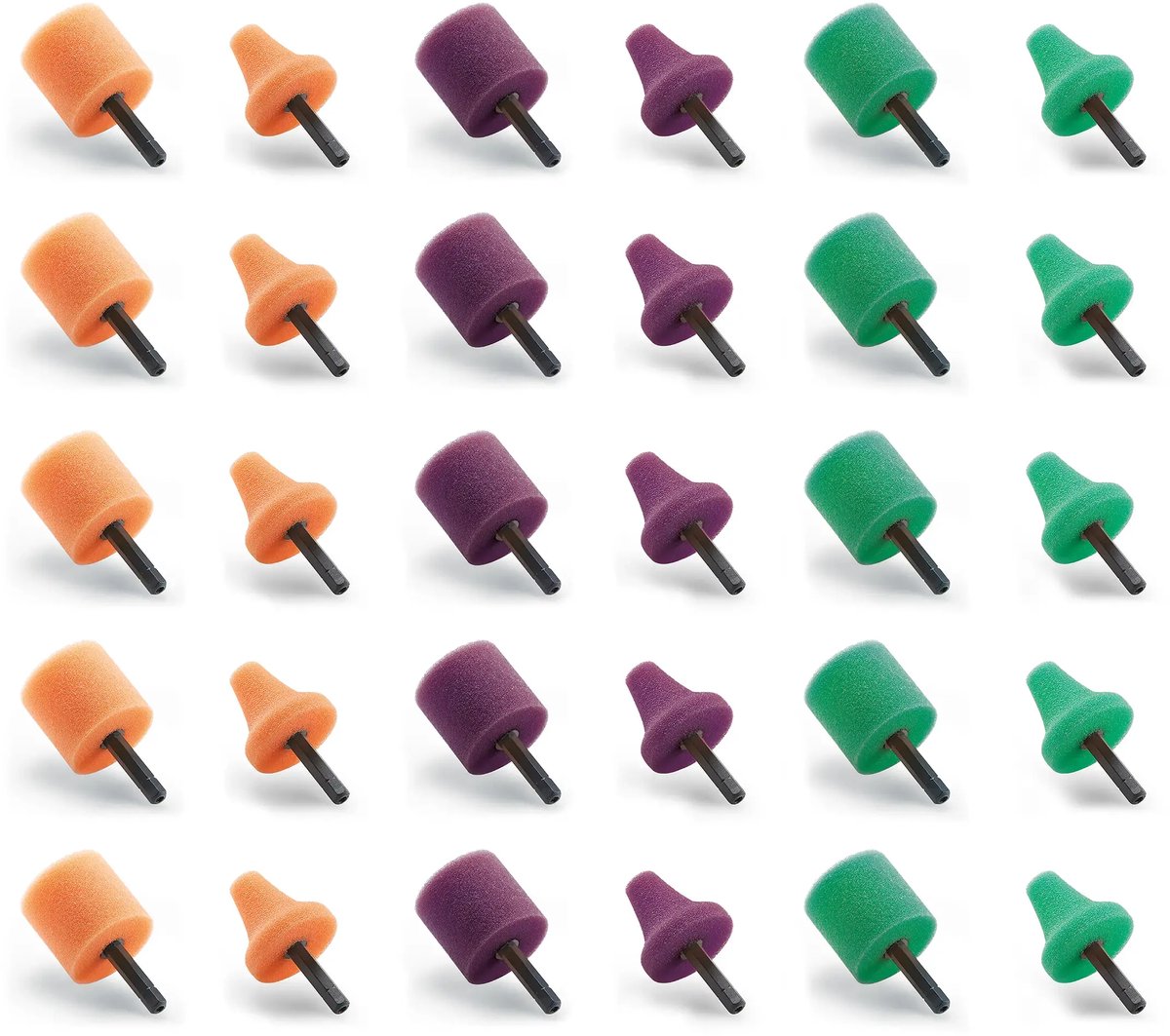 FLEX - PP-Mix 35 HEX VE30 - Set van 30 Polijstkegels voor PXE80