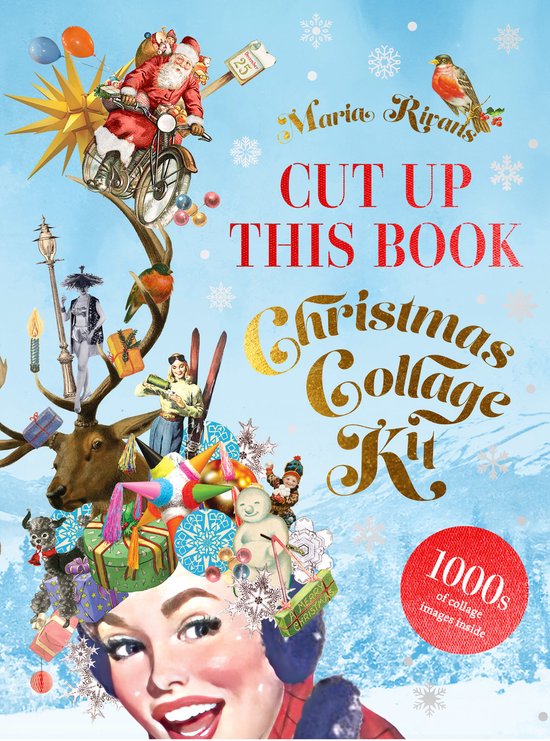 Cut up this Book- Christmas Collage Kit - cover