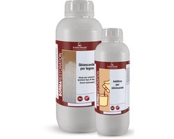 Borma Wachs houtbleekmiddel - 2-componenten - 1 liter en 500ml - voor lichte houtsoorten