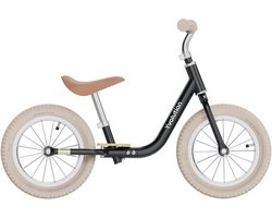 Yvolution - Velo Classic - Loopfiets – Vintage Zwart – Verstelbaar zadel en stuur