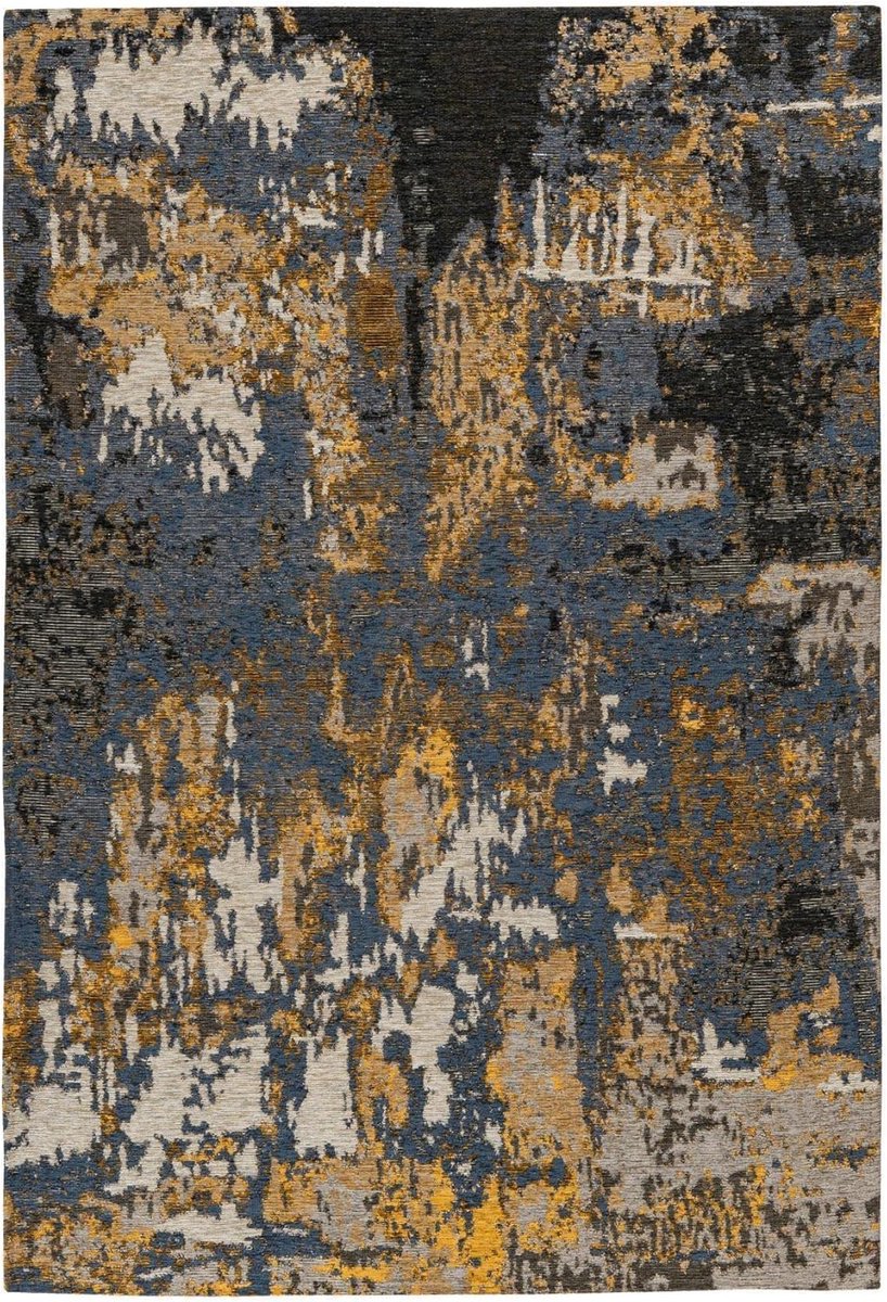 Ibenzoa® Vloerkleed Patchwork Kleurenrijk Bloemzigzag Motief 80x150 cm – Diverse Materialen