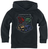 Sweat à capuche Harry Potter Poudlard noir 104 Garçons et filles