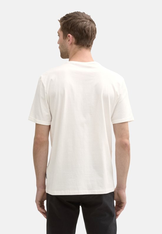 T-shirt Tom Tailor avec logo 1046733xx10 10332 Homme Taille - L