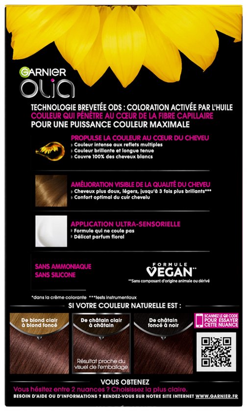 GARNIER Olia Coloring - Pure Dark Brown N � 3.0