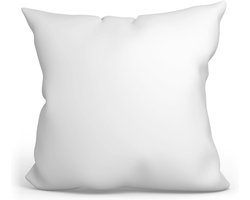 Kussen 60x60 cm - Slaapkussen Decoratiekussen - Comfortabel Slapen - Ademend Microvezel - Standaard Euromaat - Wit